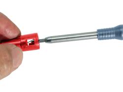 ácsceruza; tölthető, átm:2,8 mm, HB, kupak klipsszel, 6 db 120 mm pótheggyel, hegyezővel