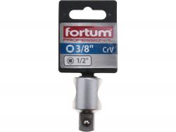 adapter hosszabbító szárhoz, 61CrV5; küls?  befogás: 1/2", 3/8" bels? lyukkal FORTUM