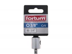 adapter hosszabbító szárhoz, 61CrV5; küls? befogás: 1/4", 3/8" bels? lyukkal FORTUM