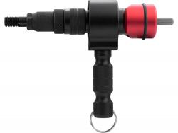 adapter klt. fúrógéphez, POP-NUT szegecsanyákhoz, 6 db, M3-M4-M5-M6-M8-M10-M12; 8 mm (5/16") hatszög befogás, FORTUM