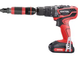 adapter klt. fúrógéphez, popszegecsekhez, 2,4-3,2-4,0-4,8 mm-es szegecsekhez; 1/4" hatszög befogás