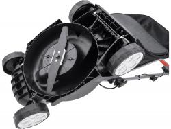 akkus f?nyíró gép, Garden20V, 20V, 2×2000mAh, Li-ion, vágási kapacítás 33cm, állítható magasság, szénkefe mentes