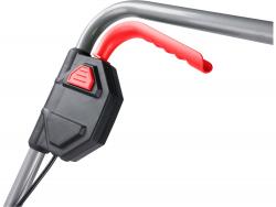 akkus f?nyíró gép, Garden20V, 20V, 2×2000mAh, Li-ion, vágási kapacítás 33cm, állítható magasság, szénkefe mentes