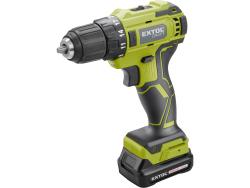 akkus fúrócsavarozó, 12V, Li-ion, szénkefe mentes, 1db 2000 mAh akku + 46 db szerszámkészlet