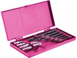 akkus fúrócsavarozó, 12V, Li-ion, Extol Lady, 1db 1300 mAh akku