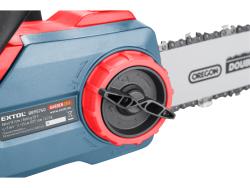 akkus láncf?rész gép, Garden20V, 20V, Li-ion, 1db akku, 1db tölt?, 2000 mAh, vezet?hossz 305mm, Oregon lánc és vezet?