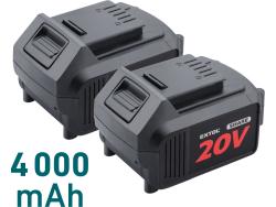 akkus láncfűrészgép, Share20V, 20V, Li-ion, 400 mm, 2db 4000 mAh Li-ion akku, 1db töltő