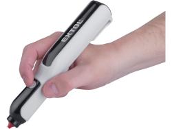 akkus melegragasztó toll, 4V, 2000 mAh Li-ion akku, stift átm: 7,2 mm