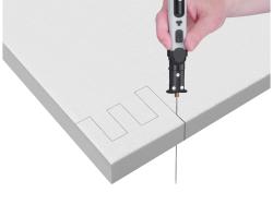 akkus polisztirolvágó, huzalos 4V, 2000 mAh Li-ion akku