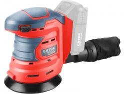 akkus rotációs (excentrikus) csiszoló, Share20V, 20V, Li-ion, 125 mm,ford.: 10.000 f/perc, AKKU és TÖLT? NÉLKÜL