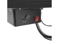 akkus talicska, 24V, szénkefementes, ólom akku 12 Ah, töltő, 150 kg, direktmeghajtású