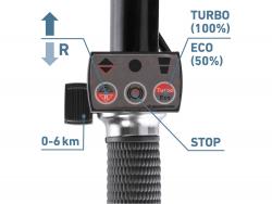 akkus talicska, 40V, Li-ion, 1db akku, 1db tölt?, 6000 mAh, max.150 kg, kefementes motor