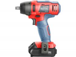 akkus ütvecsavarozó, Share20V, 1/2" négyszög, Li-ion; 1db 20V akku: 2000 mAh, 1db tölt?, ford.: 2.400 1/min, 180 Nm