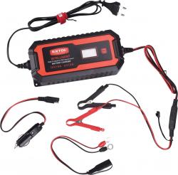 akkutölt?, autós, mikroprocesszoros, intelligens, 8 Amp, 4-160Ah, DC 12V/6V