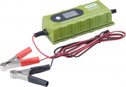 akkutölt?, autós, mikroprocesszoros, intelligens; 0,8/3,8 Amp, 4-120Ah, DC 12V/6V