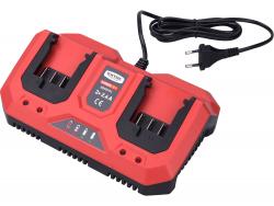 akkutölt? dupla, Garden20V, 20V, 2×2,4A a 8895780 és 8895782 akkuhoz