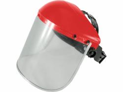 arcvédő pajzs, PC plexis, PP fejpánttal, állítható, CE