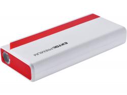 autós indító, benzinmotorokhoz, beépített 9000 mAh Li-polimer akkuval + power bank 5V, 