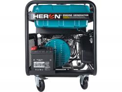 benzinmotoros áramfejleszt?,  13/11 kVA, három- és egyfázisú, benzin üzem?, önindítós