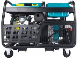 benzinmotoros áramfejleszt?,  13/11 kVA, három- és egyfázisú, benzin üzem?, önindítós