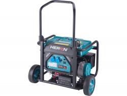 Heron, benzinmotoros áramfejleszt?, 1 fázisú, max. teljesítmény 3 kVA, elektromos indítás