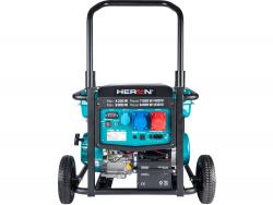 Heron, benzinmotoros áramfejleszt?, 8000 VA, 400/230 V, hordozható