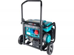 Heron, benzinmotoros áramfejleszt?, 8000 VA, 400/230 V, hordozható