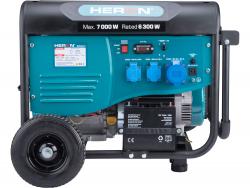 Heron, benzinmotoros áramfejleszt?, max 6800 VA, 230V, önindítós