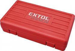 BIT és dugókulcs klt. 35 db TORX, 1/4"+8mm+10mm+12mm BIT-ek, 1/4"+3/8" dugófejek, adapterek C.V. acél, m?anyag dobozban
