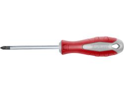 csavarhúzó, PZ, S2 acél, mágneses; PZ2×125mm, FORTUM