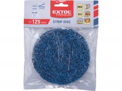 csiszolókorong tépőzáras ("négertárcsa") 125mm, 22 mm vastagság, nylon és szilícium karbid