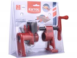 csőtengelyes szorító (táblásító / csavaros asztalos csőszorító) , 3/4", acél