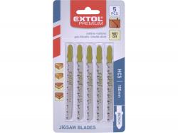 dekopírlap, 5db, Bosch befogás, HCS; 75×8×1,5mm, 4mm fogtáv, köszörült fogak, egyenes gyorsvágás, puhafához,farostlemeze