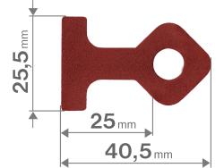 derékszög szorító, (L-alakú szorító) 2 db, 140×140 mm, ALU