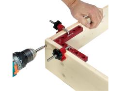 derékszög szorító, (L-alakú szorító) 2 db, 140×140 mm, ALU