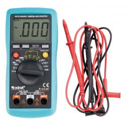 digitális multiméter; Amper/Volt/Ohm mér?, hangjelz? funkcióval, CE, 3 db 1,5V AAA elem