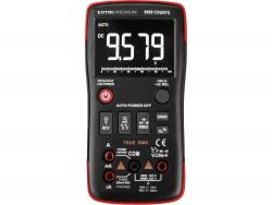 digitális multiméter; Amper/Volt/Ohm mér?, True RMS, hangjelz? funkcióval, CE, 2 db 1,5V AA elem