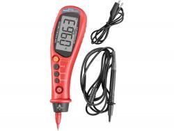 digitális multiméter, toll típusú; Amper/Volt/Ohm mér?, hangjelz? funkcióval, CE, 2 db 1,5V AAA elem