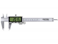 digitális tolómér?; 0,01×150mm, mélységmér?vel, rozsdamentes acél, pontosság ±0,02 mm, IP54