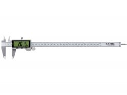 digitális tolómér?; 0,01×300mm, mélységmér?vel, rozsdamentes acél, pontosság ±0,02 mm, IP54