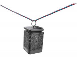 éjszakai, kerti LED lámpa, láng hatású, napelem+szenzor, Ni-Mh akku, 600mAh, leszúrható+falra szerelhet?, 66cm, IP44