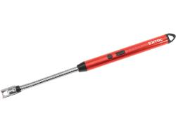 elektromos plazma (ARC/Atomic/ívgyújtó) öngyújtó, hajlítható szárral, 26 cm, USB tölthető