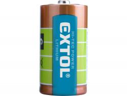 elem 1 db, Li-ion, 3V, méret: CR123A; 1600mAh, bliszteren