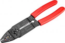 érvéghüvely fogó (krimpel?), 1,0 - 2,5 mm2, vágási kapacitás: M 2,6-3,0-3,5-4,0-5,0, blankolás: 0,6-3,2mm, hossz: 215 mm