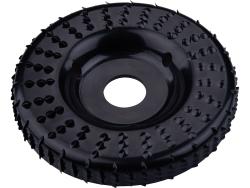 faforgácsoló korong; max 13000 ford/perc, sarokcsiszolóhoz, fém, 118×18×22,2mm, fa csiszolásához, marásához