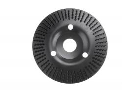 faforgácsoló korong; max 13000 ford/perc, sarokcsiszolóhoz, fém, 125×22,2mm, fa csiszolásához, szakaszos használat