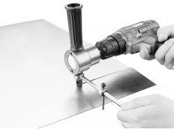 fém megvezető elem / körzőszár a 8813651 lemezvágó fejhez; 20-150 mm, 360 fokban körbeforgatható