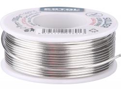 forrasztó ón, gyantás, m?szerész forrasztáshoz; 100g, átmér? 1mm, 99,3% ón + 0,7% réz tartalmú, gyantás, T: 227 °C