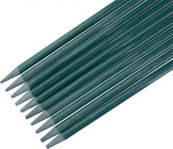 futtató karó üvegszálas, 10 db, zöld, 120cm × 7,9mm, kör keresztmetszet?