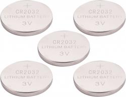 gombelem klt. 5 db, Lítium, 3V, méret: (CR2032); hosszú étettartam, bliszteren